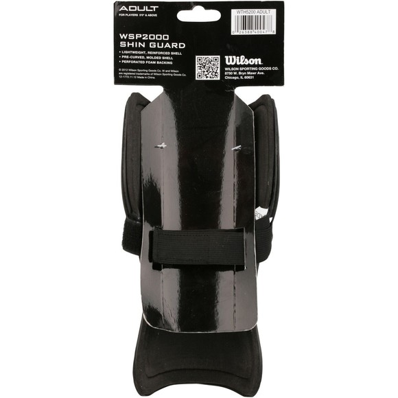 Wilson Black Youth Soccer Shin Guards WSP2000 - Picture 3 of 3